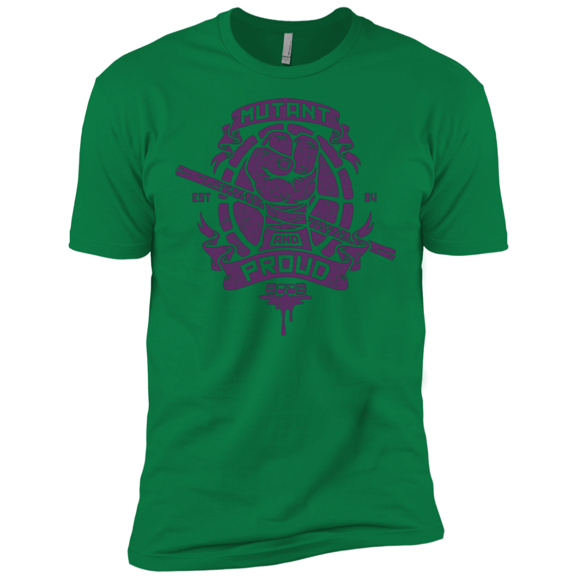 T-Shirts Kelly Green / X-Small Mutant and Proud Donny Men's Premium T-Shirt