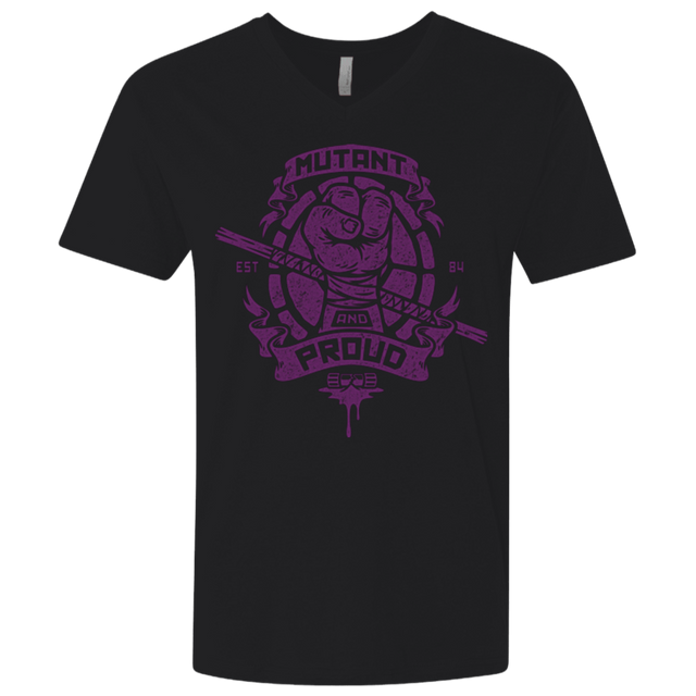 T-Shirts Black / X-Small Mutant and Proud Donny Men's Premium V-Neck