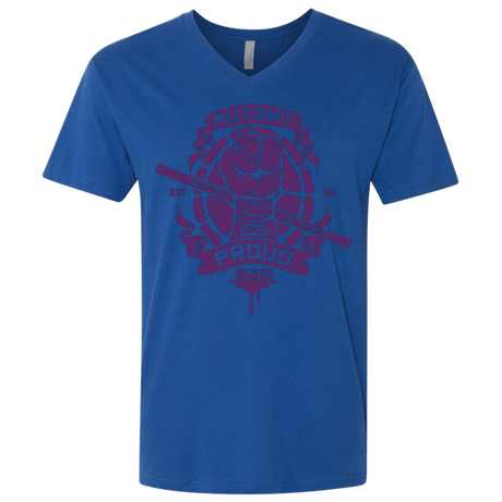 T-Shirts Royal / X-Small Mutant and Proud Donny Men's Premium V-Neck
