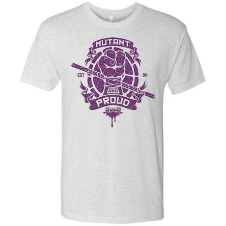 T-Shirts Heather White / Small Mutant and Proud Donny Men's Triblend T-Shirt