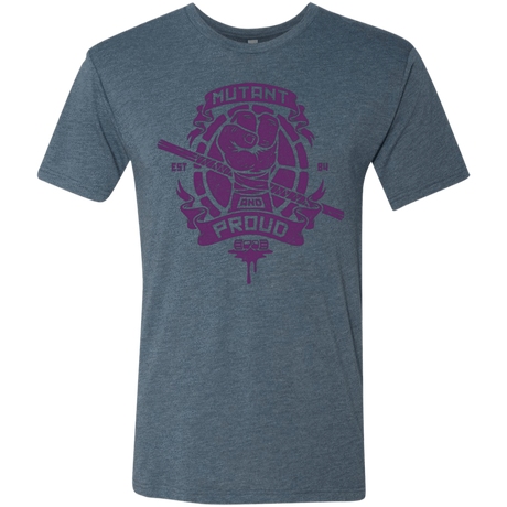 T-Shirts Indigo / Small Mutant and Proud Donny Men's Triblend T-Shirt
