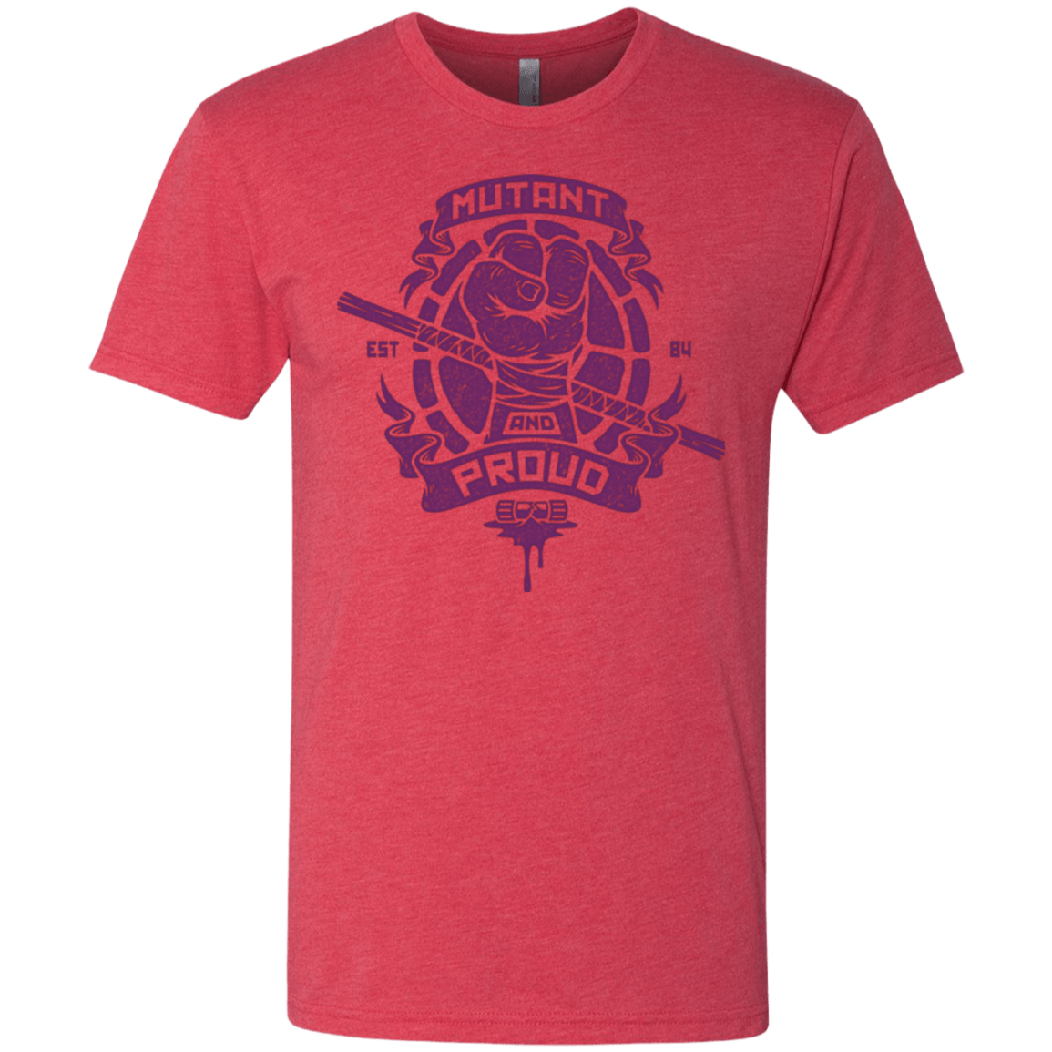 T-Shirts Vintage Red / Small Mutant and Proud Donny Men's Triblend T-Shirt