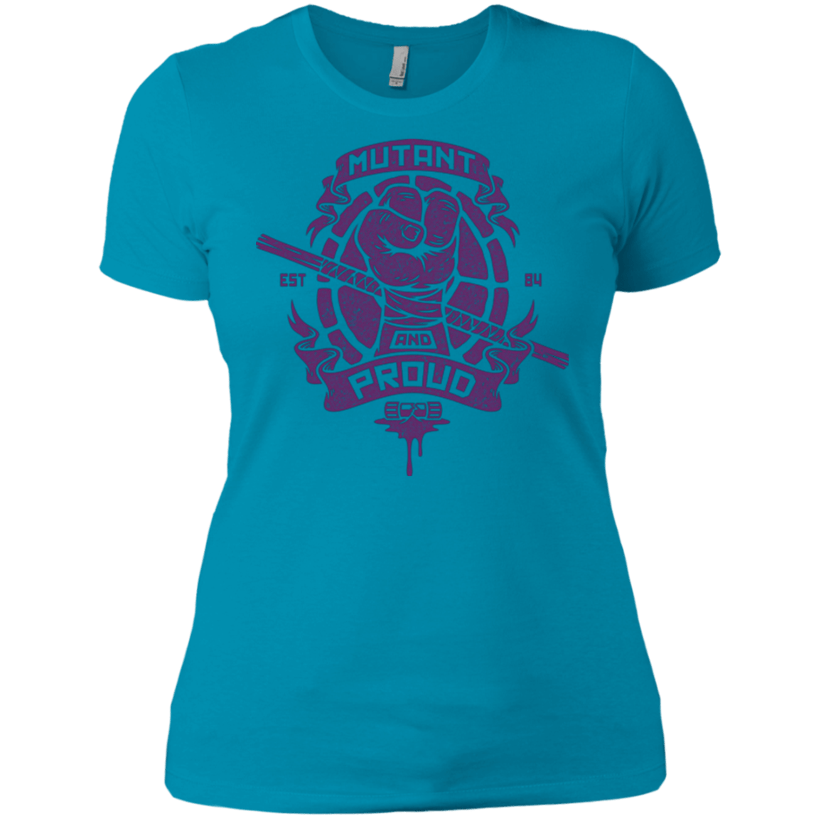 T-Shirts Turquoise / X-Small Mutant and Proud Donny Women's Premium T-Shirt