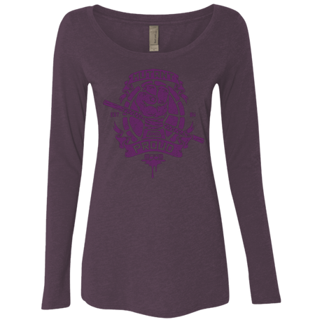 T-Shirts Vintage Purple / Small Mutant and Proud Donny Women's Triblend Long Sleeve Shirt