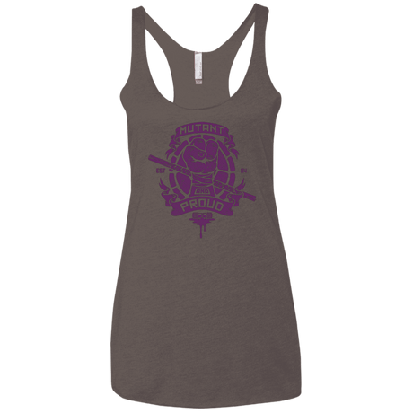 T-Shirts Macchiato / X-Small Mutant and Proud Donny Women's Triblend Racerback Tank