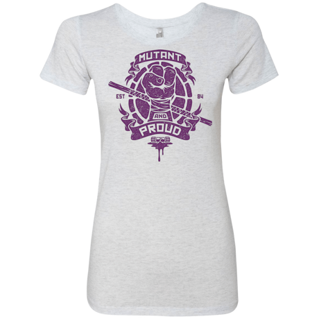 T-Shirts Heather White / Small Mutant and Proud Donny Women's Triblend T-Shirt