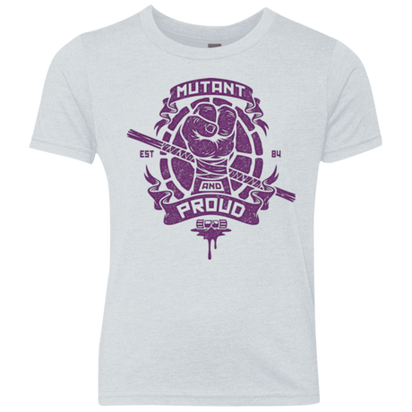 T-Shirts Heather White / YXS Mutant and Proud Donny Youth Triblend T-Shirt