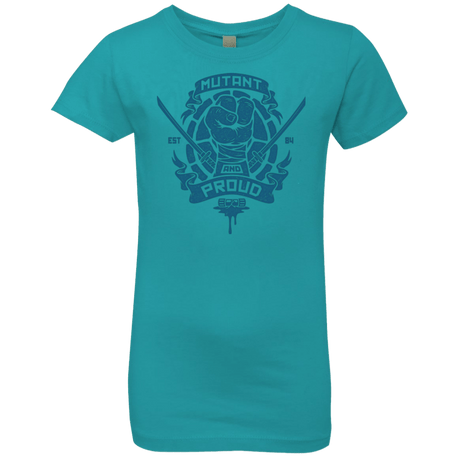 T-Shirts Tahiti Blue / YXS Mutant and Proud Leo Girls Premium T-Shirt