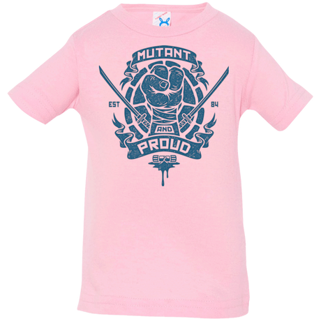 T-Shirts Pink / 6 Months Mutant and Proud Leo Infant PremiumT-Shirt