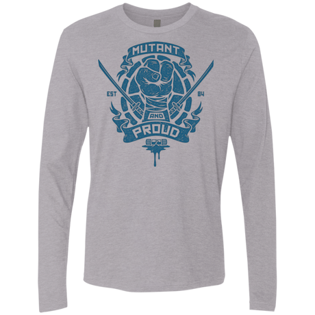 T-Shirts Heather Grey / Small Mutant and Proud Leo Men's Premium Long Sleeve