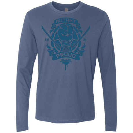 T-Shirts Indigo / Small Mutant and Proud Leo Men's Premium Long Sleeve
