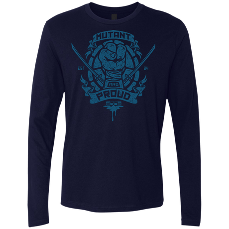 T-Shirts Midnight Navy / Small Mutant and Proud Leo Men's Premium Long Sleeve