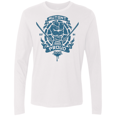 T-Shirts White / Small Mutant and Proud Leo Men's Premium Long Sleeve