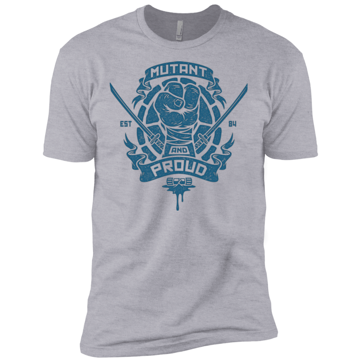 T-Shirts Heather Grey / X-Small Mutant and Proud Leo Men's Premium T-Shirt