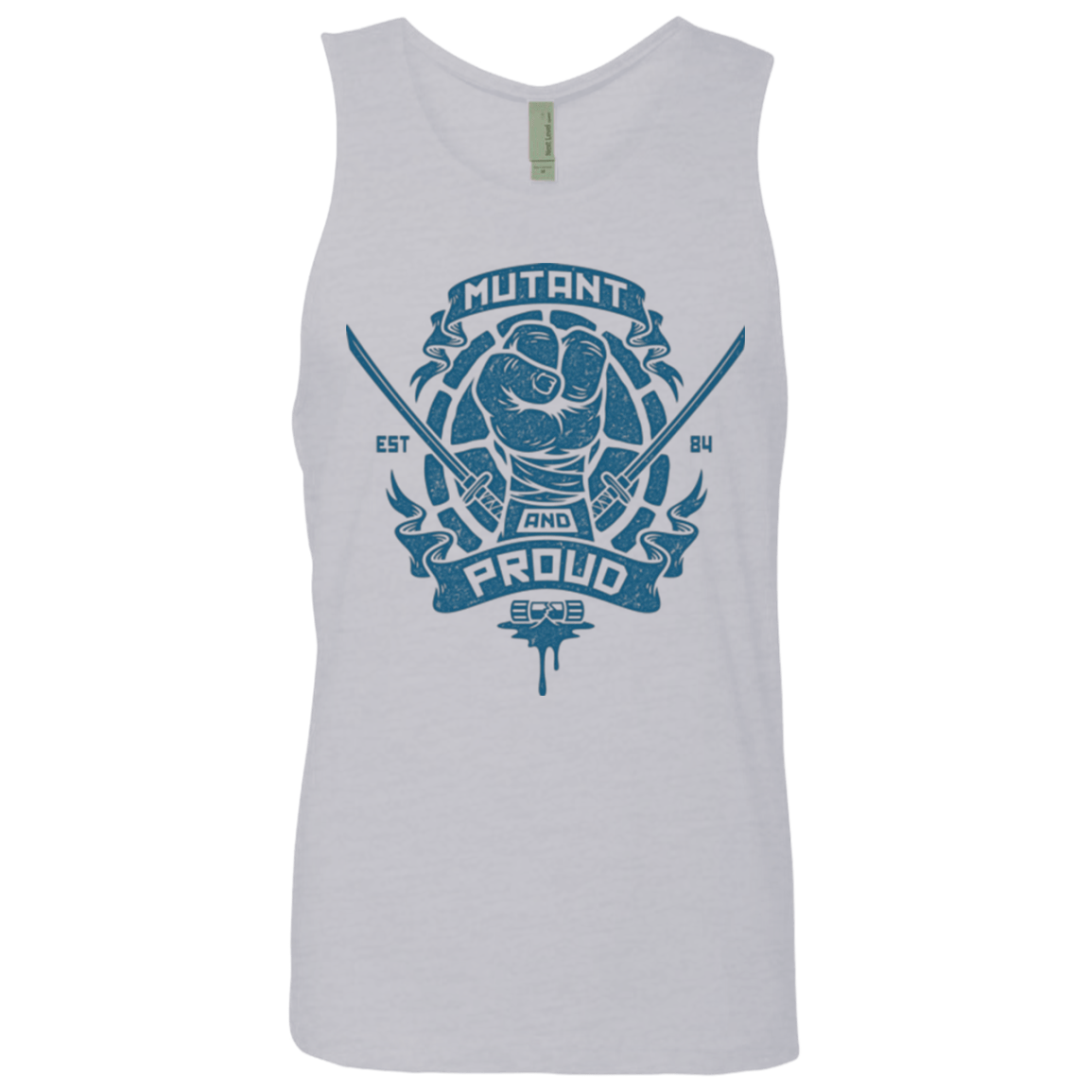 T-Shirts Heather Grey / Small Mutant and Proud Leo Men's Premium Tank Top