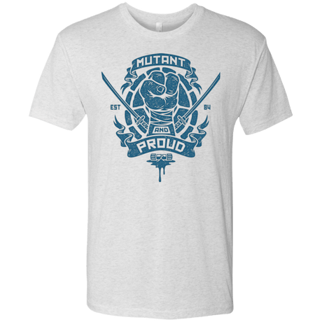T-Shirts Heather White / Small Mutant and Proud Leo Men's Triblend T-Shirt