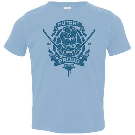 T-Shirts Light Blue / 2T Mutant and Proud Leo Toddler Premium T-Shirt