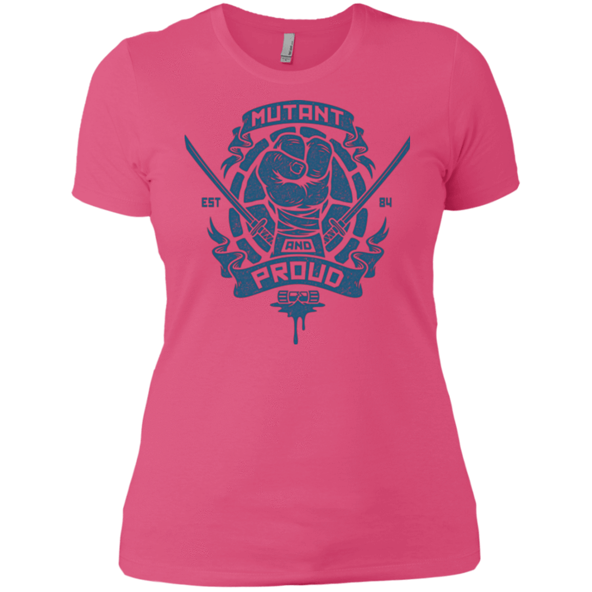 T-Shirts Hot Pink / X-Small Mutant and Proud Leo Women's Premium T-Shirt