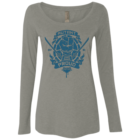 T-Shirts Venetian Grey / Small Mutant and Proud Leo Women's Triblend Long Sleeve Shirt