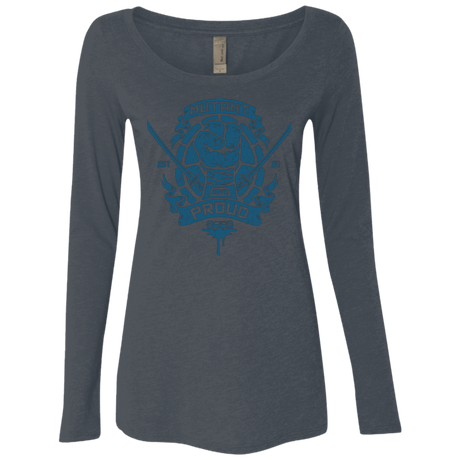 T-Shirts Vintage Navy / Small Mutant and Proud Leo Women's Triblend Long Sleeve Shirt