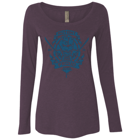 T-Shirts Vintage Purple / Small Mutant and Proud Leo Women's Triblend Long Sleeve Shirt
