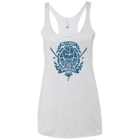 T-Shirts Heather White / X-Small Mutant and Proud Leo Women's Triblend Racerback Tank