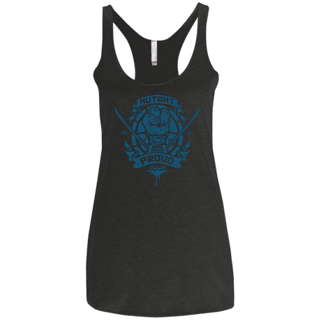 T-Shirts Vintage Black / X-Small Mutant and Proud Leo Women's Triblend Racerback Tank