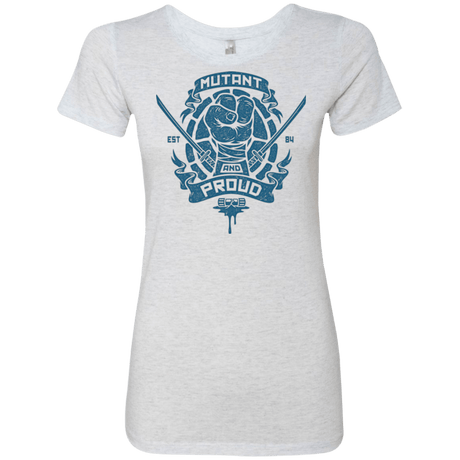 T-Shirts Heather White / Small Mutant and Proud Leo Women's Triblend T-Shirt