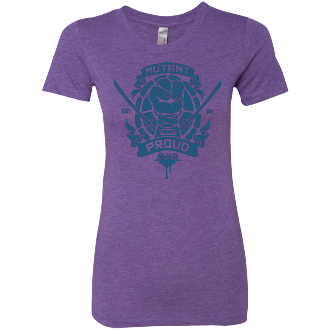 T-Shirts Purple Rush / Small Mutant and Proud Leo Women's Triblend T-Shirt