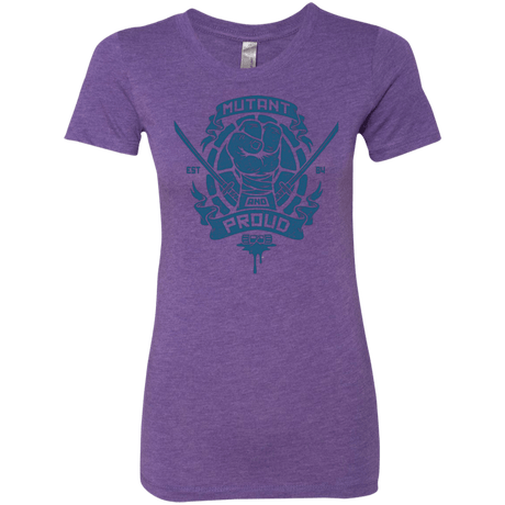 T-Shirts Purple Rush / Small Mutant and Proud Leo Women's Triblend T-Shirt