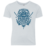 T-Shirts Heather White / YXS Mutant and Proud Leo Youth Triblend T-Shirt