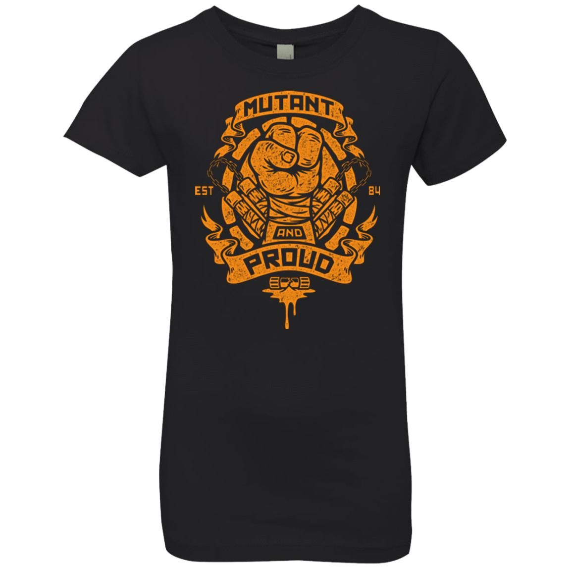 T-Shirts Black / YXS Mutant and Proud Mikey Girls Premium T-Shirt