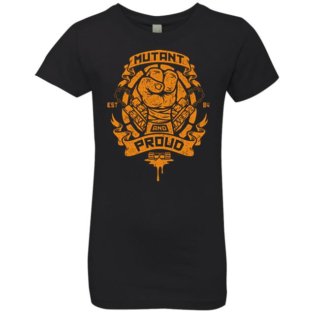 T-Shirts Black / YXS Mutant and Proud Mikey Girls Premium T-Shirt