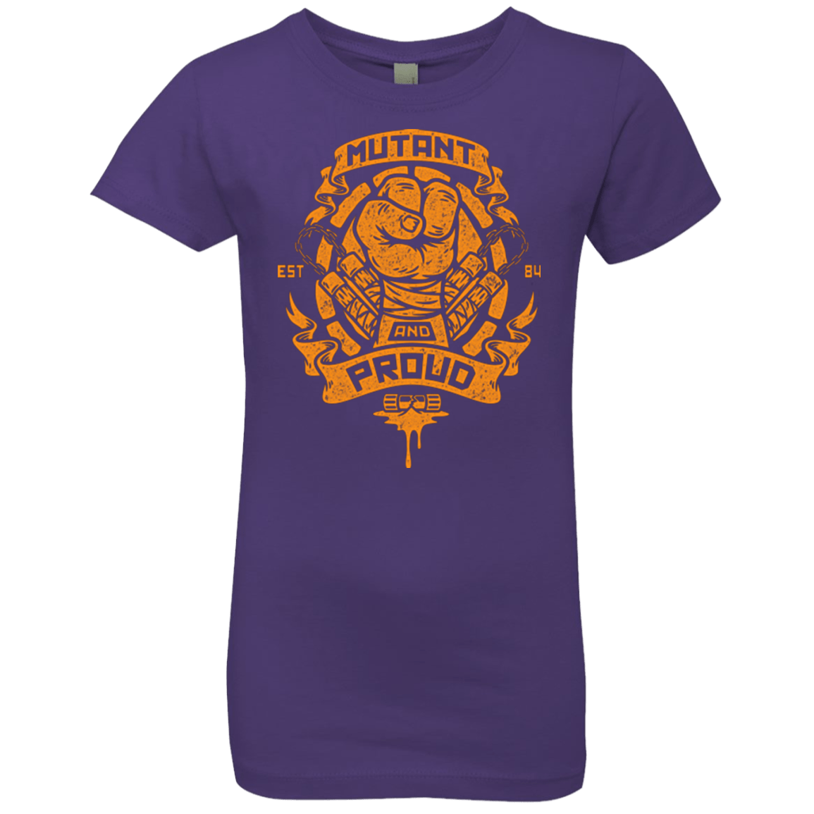 T-Shirts Purple Rush / YXS Mutant and Proud Mikey Girls Premium T-Shirt