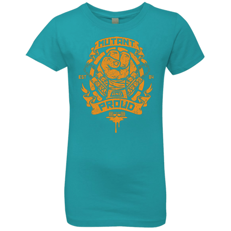 T-Shirts Tahiti Blue / YXS Mutant and Proud Mikey Girls Premium T-Shirt