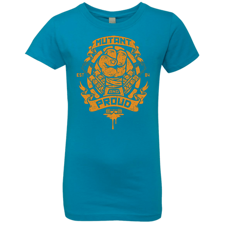 T-Shirts Turquoise / YXS Mutant and Proud Mikey Girls Premium T-Shirt