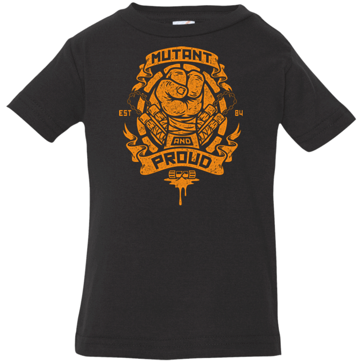 T-Shirts Black / 6 Months Mutant and Proud Mikey Infant PremiumT-Shirt