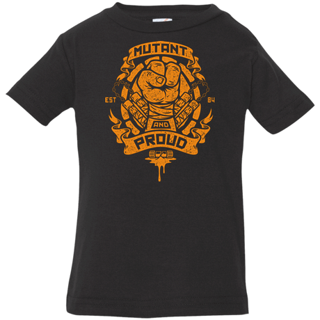T-Shirts Black / 6 Months Mutant and Proud Mikey Infant PremiumT-Shirt