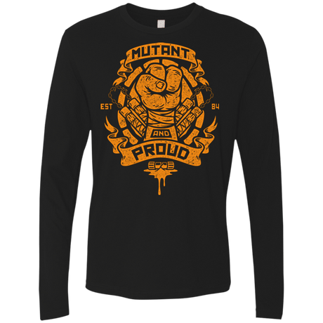 T-Shirts Black / Small Mutant and Proud Mikey Men's Premium Long Sleeve