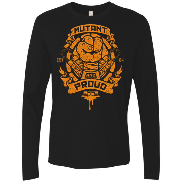 T-Shirts Black / Small Mutant and Proud Mikey Men's Premium Long Sleeve
