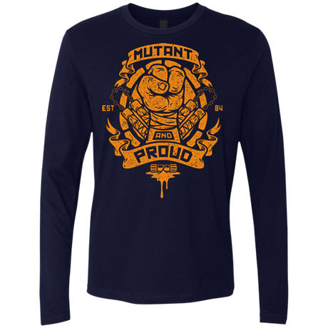 T-Shirts Midnight Navy / Small Mutant and Proud Mikey Men's Premium Long Sleeve