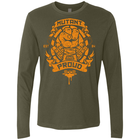 T-Shirts Military Green / Small Mutant and Proud Mikey Men's Premium Long Sleeve