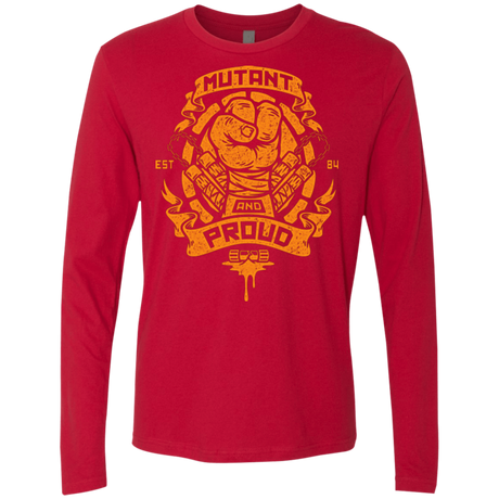 T-Shirts Red / Small Mutant and Proud Mikey Men's Premium Long Sleeve