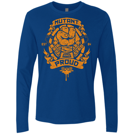 T-Shirts Royal / Small Mutant and Proud Mikey Men's Premium Long Sleeve