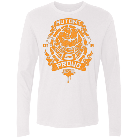 T-Shirts White / Small Mutant and Proud Mikey Men's Premium Long Sleeve