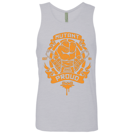T-Shirts Heather Grey / Small Mutant and Proud Mikey Men's Premium Tank Top