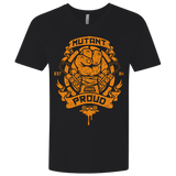 T-Shirts Black / X-Small Mutant and Proud Mikey Men's Premium V-Neck