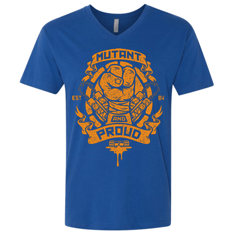 T-Shirts Royal / X-Small Mutant and Proud Mikey Men's Premium V-Neck