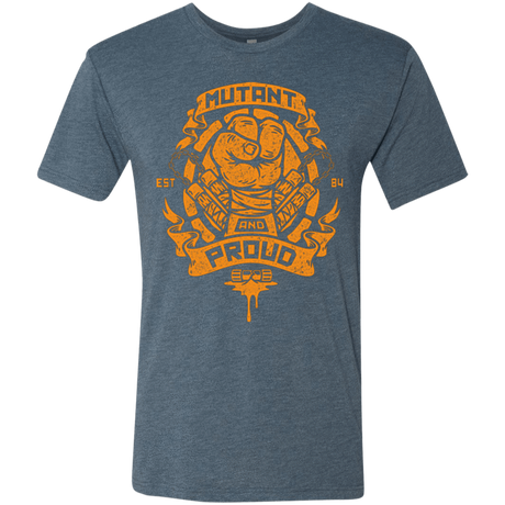 T-Shirts Indigo / Small Mutant and Proud Mikey Men's Triblend T-Shirt