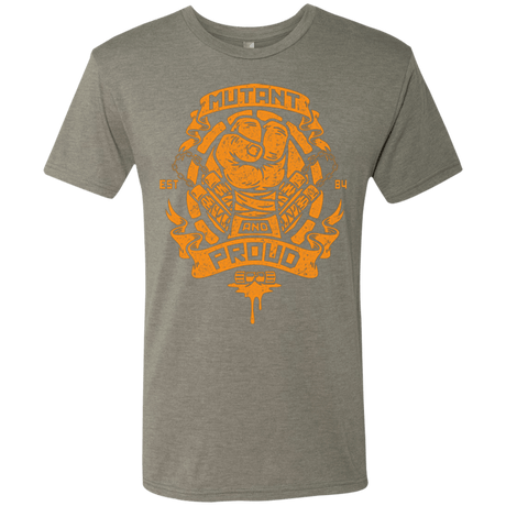 T-Shirts Venetian Grey / Small Mutant and Proud Mikey Men's Triblend T-Shirt